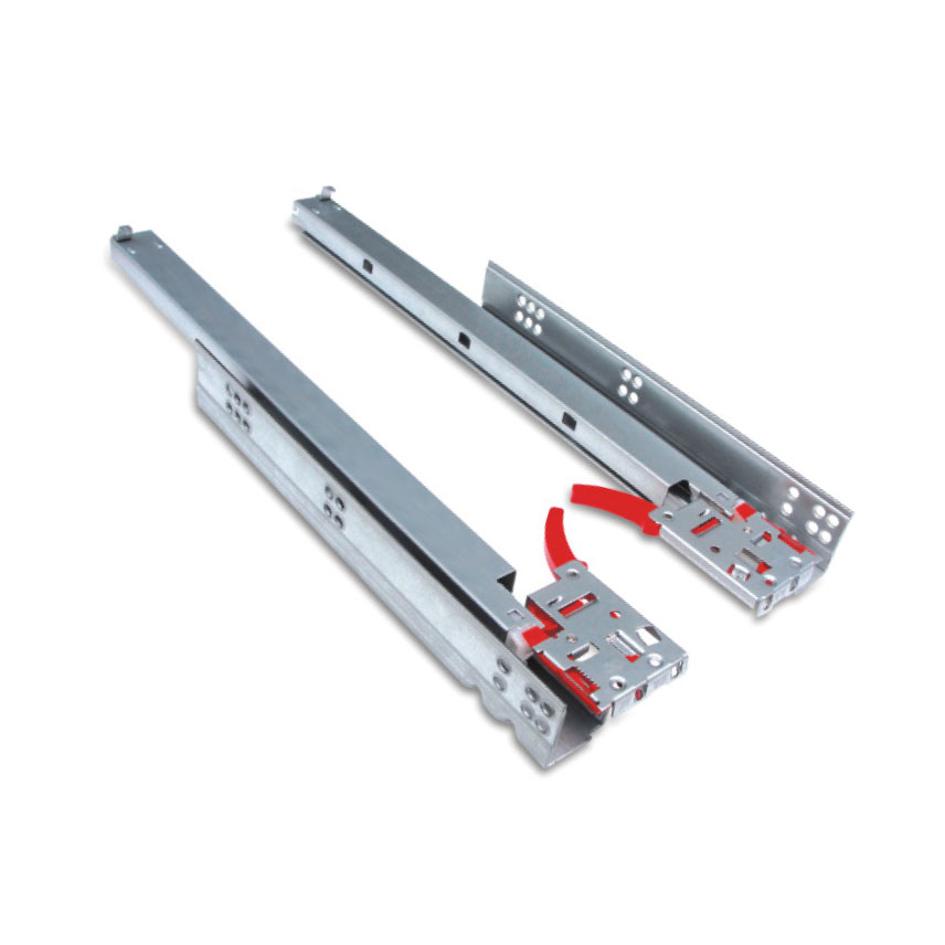 Corrediça Oculta Ext. Total Soft-Close Fix. COTSCF